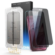 MAGIC JOHN 2 Pack 3rd Gen Screen Protector for iPhone 18 Pro Max 28 Anti-Spy, Anti-Reflective, 9H Tempered Glass, Auto Dust-Elimination, Bubble-Free