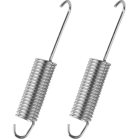 2 Pack 4 1/2 Inch Recliner Spring Stainless Steel Tension Spring Heavy Duty Rust-Resistant Spring Replacement for Recliner Mechanism Sofa Bed Folding Beds Trampolines RV Furniture, Long Neck Hook