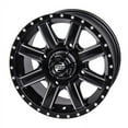 thumbnail image 1 of (2 Pack) 4/137 Tusk Cascade Wheel 14x7 4.0 + 3.0 Machined/Black for Can-Am Maverick x3 Max Ds Turbo 64 Inch 2021-2022, 1 of 7
