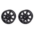 thumbnail image 1 of (2 Pack) 4/137 Tusk Cascade Wheel 14x7 4.0 + 3.0 Machined/Black for Can-Am Maverick X3 Max X Ds Turbo R 64 Inch 2017-2019, 1 of 7