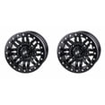 thumbnail image 1 of (2 Pack) 4/137 Tusk Nebo Beadlock Wheel 14x7 4.0 + 3.0 Matte Black for Can-Am Commander 1000 x 2011-2013, 1 of 8