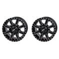 thumbnail image 1 of (2 Pack) 4/156 Tusk Cascade Wheel 12x7 4.0 + 3.0 Machined/Black For POLARIS RZR 800 EPS 2011-2014, 1 of 6