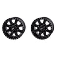 thumbnail image 1 of (2 Pack) 4/156 Tusk Cascade Wheel 14x7 4.0 + 3.0 Matte Black for Polaris Ranger 400 2010-2014, 1 of 7
