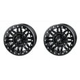 thumbnail image 1 of (2 Pack) 4/156 Tusk Nebo Beadlock Wheel 14x7 5.0 + 2.0 Matte Black for Polaris Rzr xp 4 1000 2014-2021, 1 of 8
