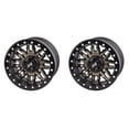 thumbnail image 1 of (2 Pack) 4/156 Tusk 185-279-0018A474-607D26-2X Teton Beadlock Wheel 14X7 5.0 + 2.0 Smoke/Black for Polaris Ranger 570 Mid Size 2015-2021, 1 of 7