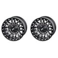 thumbnail image 1 of (2 Pack) 4/156 Tusk Teton Beadlock Wheel 15x7 5.0 + 2.0 Gun Metal/Black for Polaris Rzr 4 900 2015-2017, 1 of 8