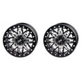 thumbnail image 1 of (2 Pack) 4/156 Tusk Teton Beadlock Wheel 15x7 5.0 + 2.0 Machined/Black for Polaris General Xp 1000 Trailhead Edition 2022, 1 of 8