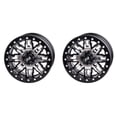 thumbnail image 1 of (2 Pack) 4/156 Tusk 185-279-00299A23-5F7A3F-2X Teton Beadlock Wheel 15X7 5.0 + 2.0 Machined/Black for Polaris Rzr Xp 4 Turbo Eps 2016-2021, 1 of 8