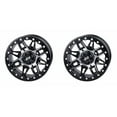 thumbnail image 1 of (2 Pack) 4/156 Tusk Wasatch Beadlock Wheel 14x7 4.0 + 3.0 Machined/Black for Polaris Rzr Xp Turbo Dynamix Edition 2018-2019, 1 of 8
