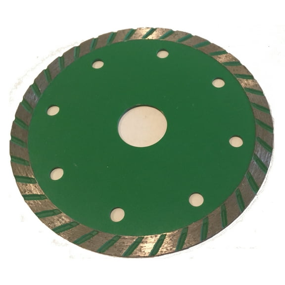 2-Pack 4.5-Inch Premium Turbo Diamond Saw Blade for Cutting Concrete, Bricks, Stone, and Masonry Materials, Dry/ Wet Cutting