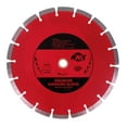 thumbnail image 1 of 2-Pack 4.5" Premium Segmented Diamond Saw Blade for Cutting Concrete, Bricks, Stone, and Masonry Materials, Dry/ Wet Cutting, 1 of 1