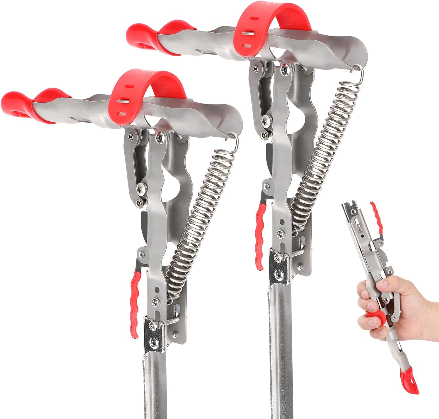 2 Pack / 4 Pack Automatic Spring Fishing Rod Holder, Stainless Steel