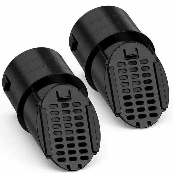 2 Pack 4" Gutter Downspout Extensions Rain Diverter Draingrate Yard Drain Emitter For Sump Pump Discharge & Fit Sch 40 Sdr 35 Cor