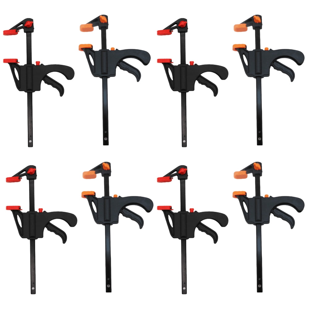 2 Pack 4 Inch Bar Clamps for Woodworking Quick Grip Clamps Trigger