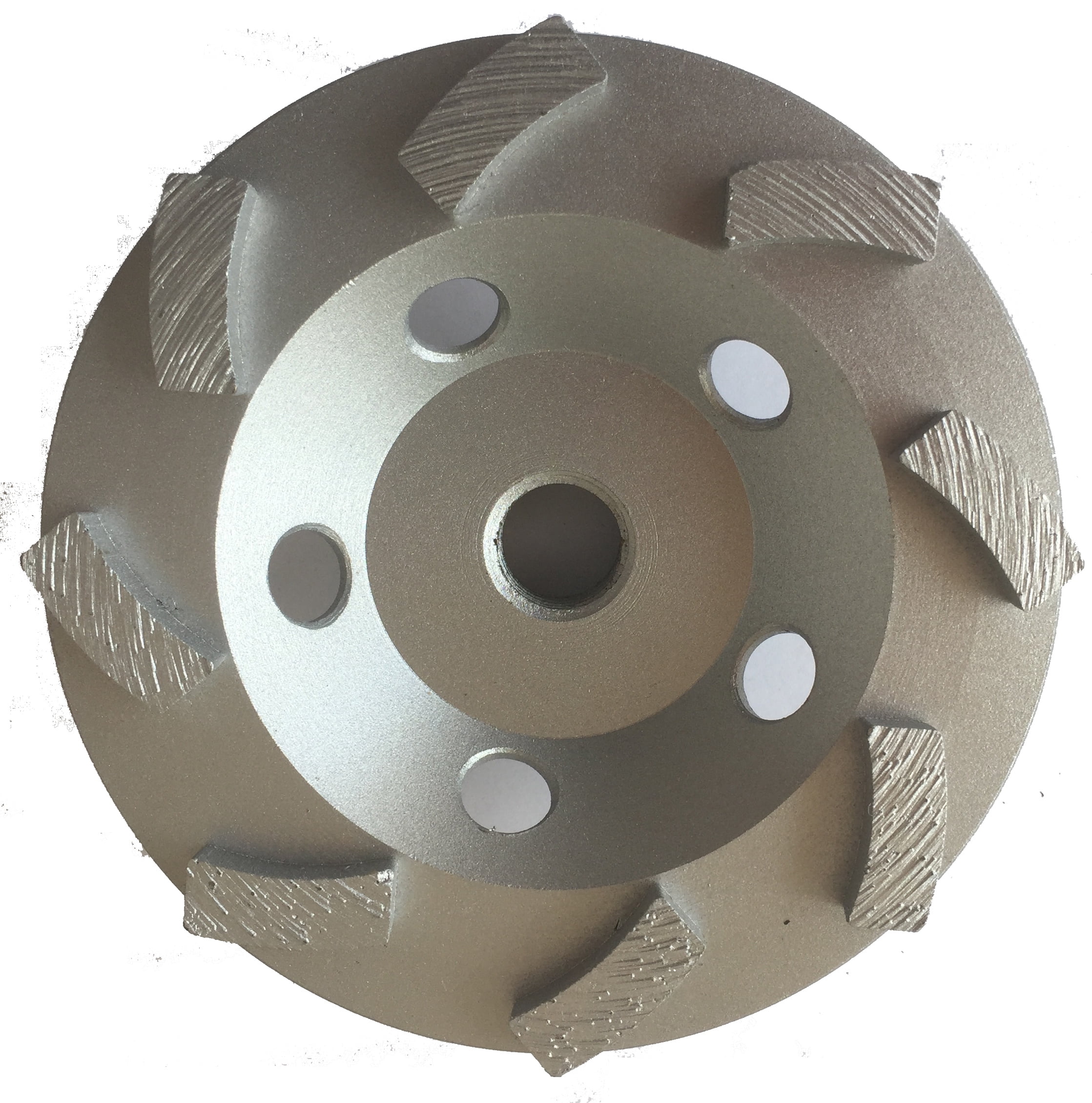 4" Turbo Diamond Cup Grinding Wheel For Concrete & Stone - Includes 5/8-11 Arbor Adapter
