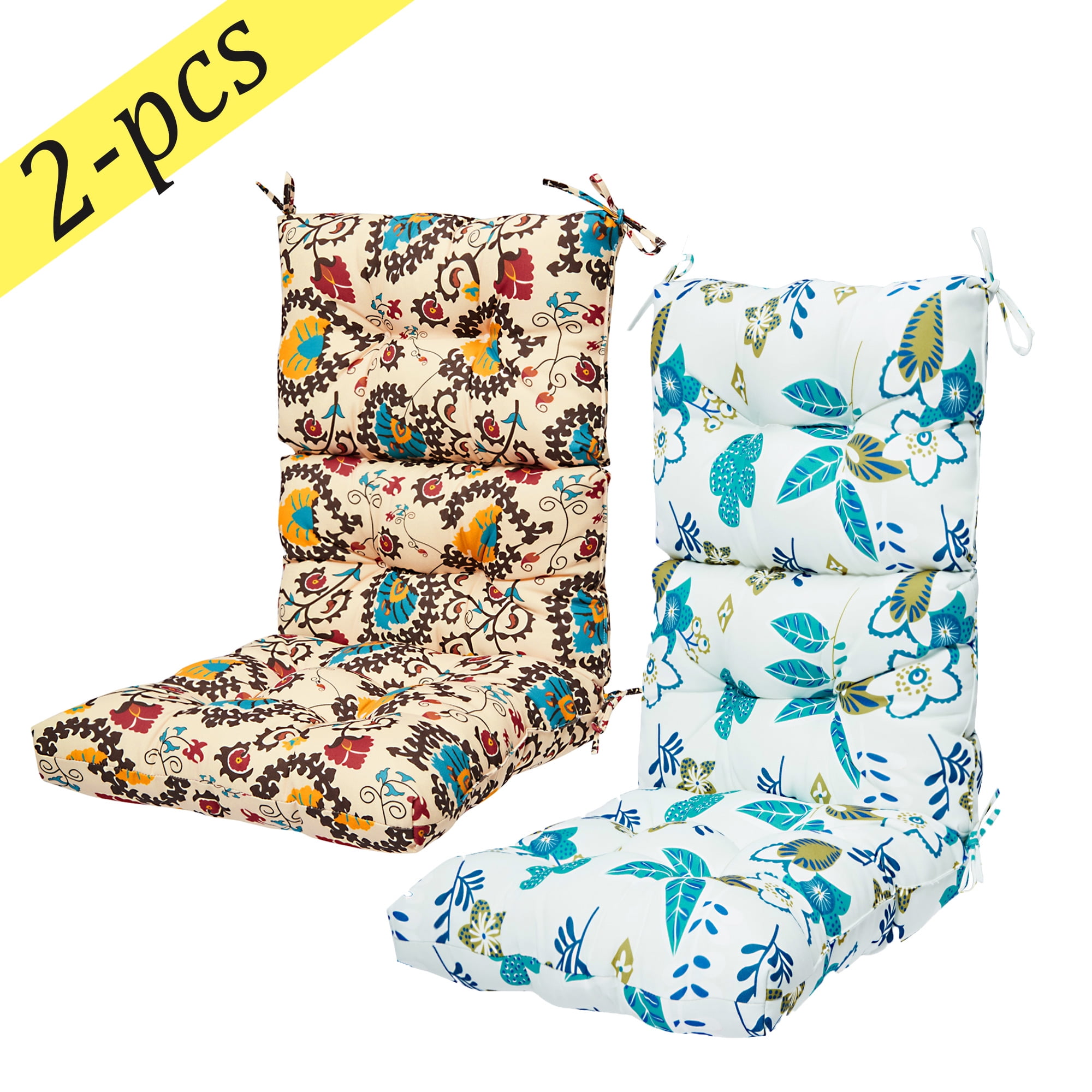 2 Pack/4 Pack Outdoor Dining Chair Cushion Bench Cushion Home Outdoor