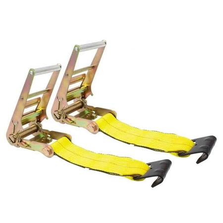 (2 Pack) 4" Ratchet w/Flat Hook (No Strap)