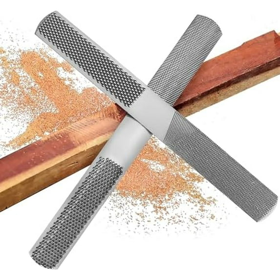 (2 Pack) 4 Way Wood Rasp File, Premium Grade High Carbon Hand File and ...