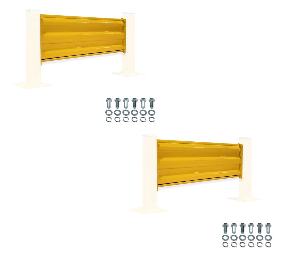 Warehouse Yellow Rails 2 Pack 4' x 15