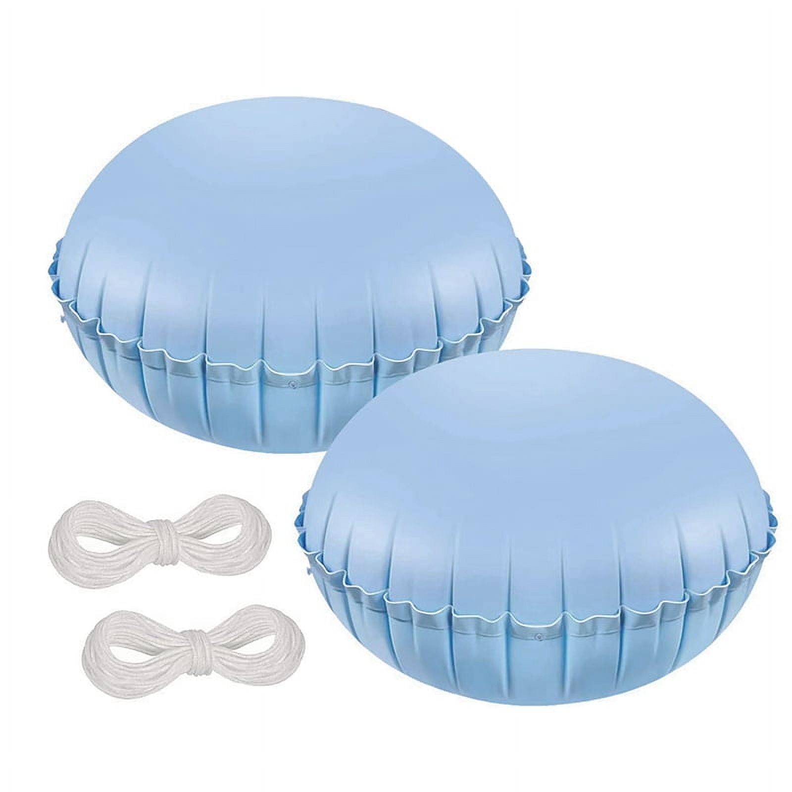 2 Pack 4 x 4 Ft Pool Pillows for Above Ground Pool,0.3mm Thick Pool