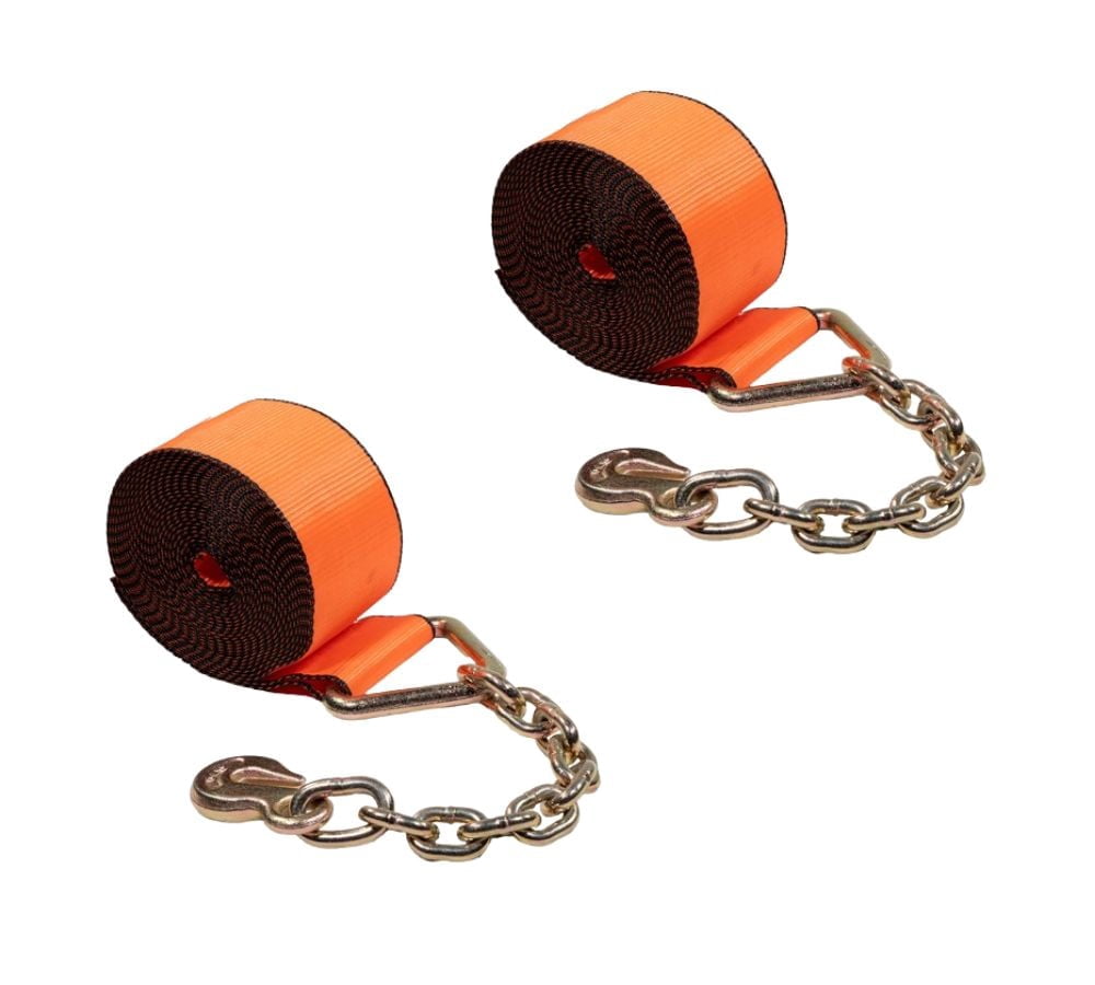 VEVOR Truck Straps 4" X30' Flatbed Straps Tie Down 15400lbs Load Capacity Flatbed Strap Cargo - View #6
