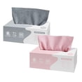 thumbnail image 1 of 2 Pack 40 Sheets Cleaning Rags, Microfiber Cleaning Cloths, Reusable Cleaning Towels in Box, Microfiber Lint Free Multi-Purpose Towel, 7.87x7.87 Inch, Gray + Pink, 1 of 9