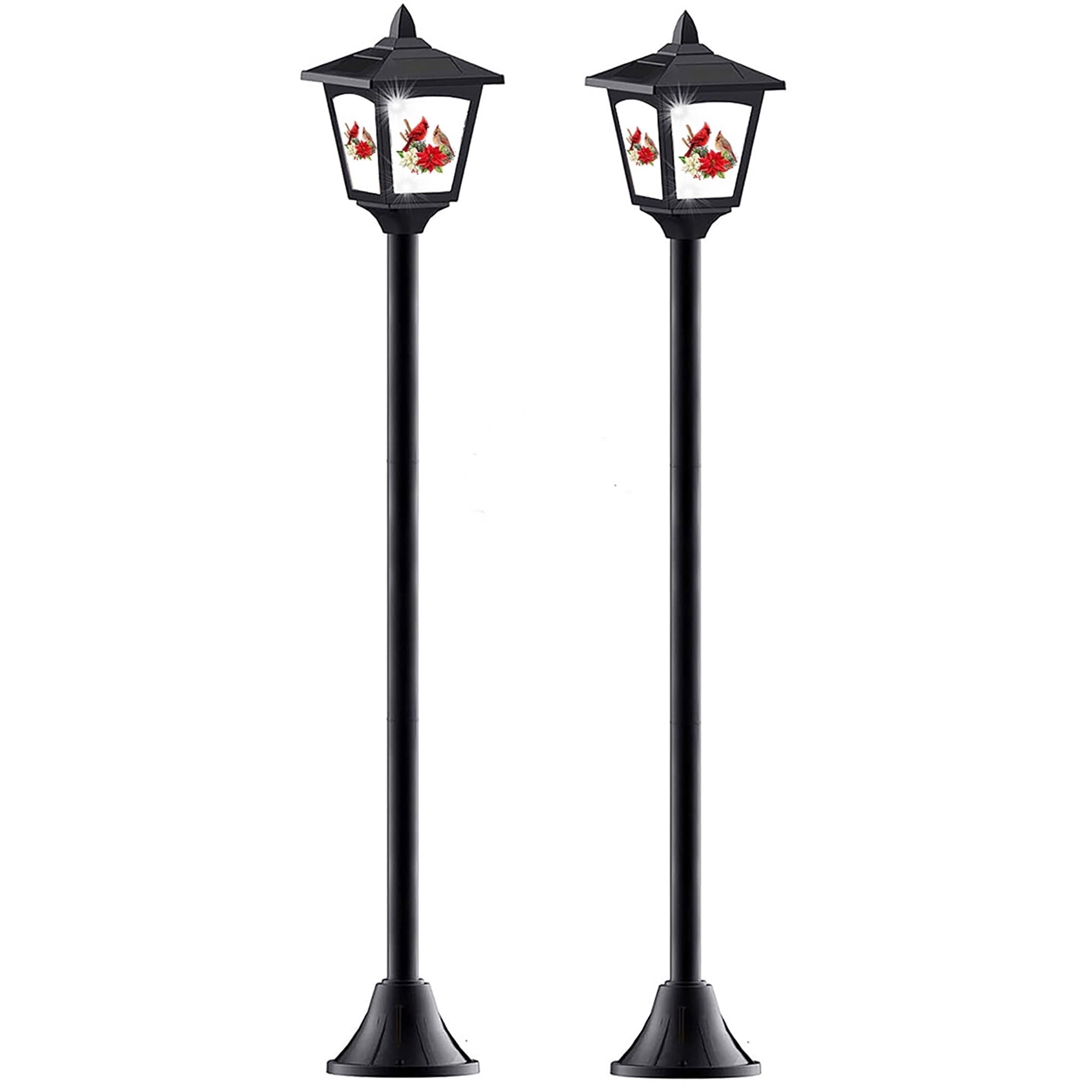 Kanstar Solar LED Landscape Lights Christmas Decoration Waterproof Outdoor Rust Resistant 2 Pack 40 Inch