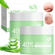 2 Pack 40% Urea Cream +2% Salicylic Acid, Leaves Skin Smooth & Soft, Exfoliates Dead Skin Cells, for Rough, Dry & Chapped Skin, 4.23 oz