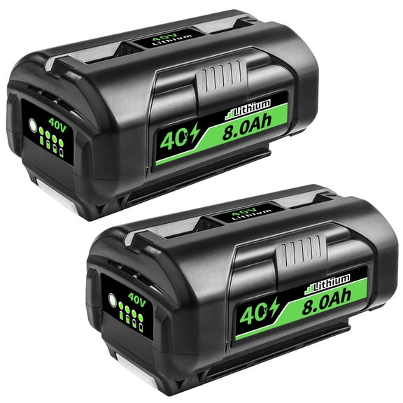 2 Pack 40V 8.0Ah Replacement for Ryobi Battery 40v Compatible with Ryobi 40v Battery Fits for Ryobi Battery OP4060 OP4015 OP4026 OP40201 OP40261 OP4030 OP4040 OP40401 OP4050 OP40501 Extended Runtime