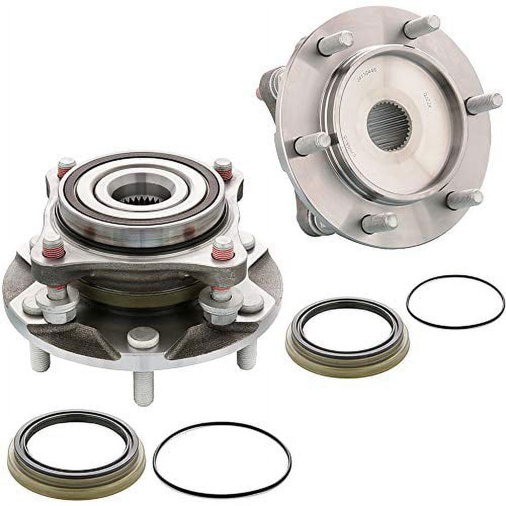 [2Pack] 4110446 FRONT Wheel Hub & Bearing Assembly Compatible with Toyota 4Runner, FJ