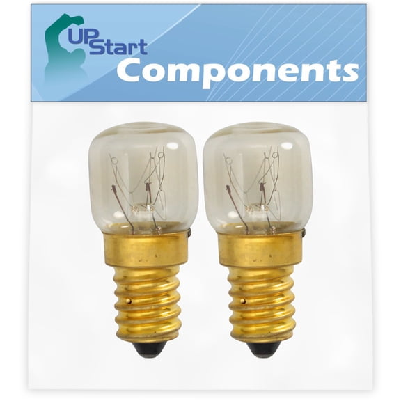 2-Pack 4173175 Light Bulb Replacement for KitchenAid KGRA806PBT02 Oven - Compatible with Whirlpool Oven Light Bulb 4174044