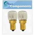 thumbnail image 1 of 2-Pack 4173175 Light Bulb Replacement for Whirlpool RMC275PVT01 Oven - Compatible with Whirlpool Oven Light Bulb 4174342, 1 of 3