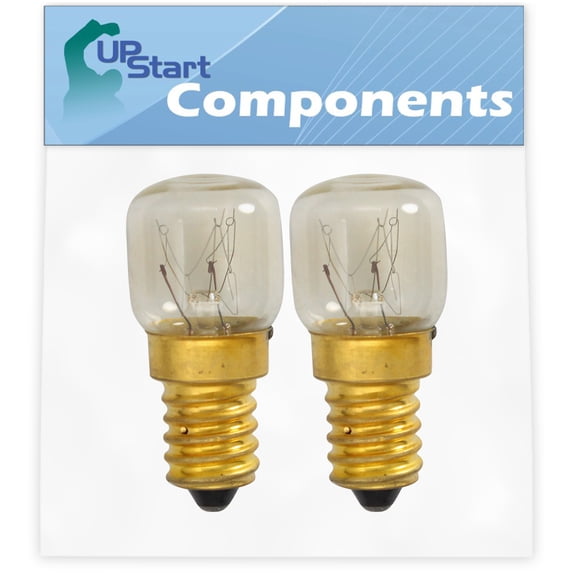 2-Pack 4173175 Light Bulb Replacement for Whirlpool YGY396LXPS02 Oven - Compatible with Whirlpool Oven Light Bulb 4174437
