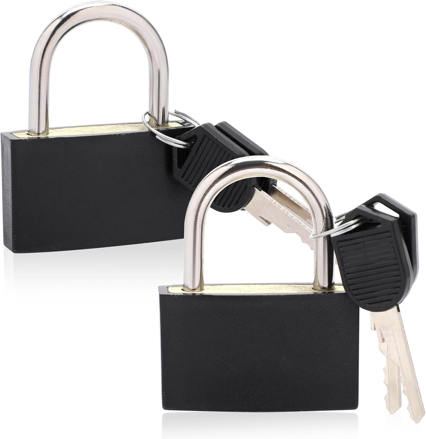 2 Pack 42mm Large Key Lock for Locker, Heavy Duty Lock with Key Colored ...