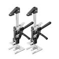 thumbnail image 1 of 2-Pack 440LB Capacity Labor Saving Arm Jack - Heavy Duty Vehicle Lift with 2 Height Modes (Up to 6.5") - for Car Repair, Tire Changes & Maintenance - Black Steel Jack Stands - Ergonomic Auto Service, 1 of 9