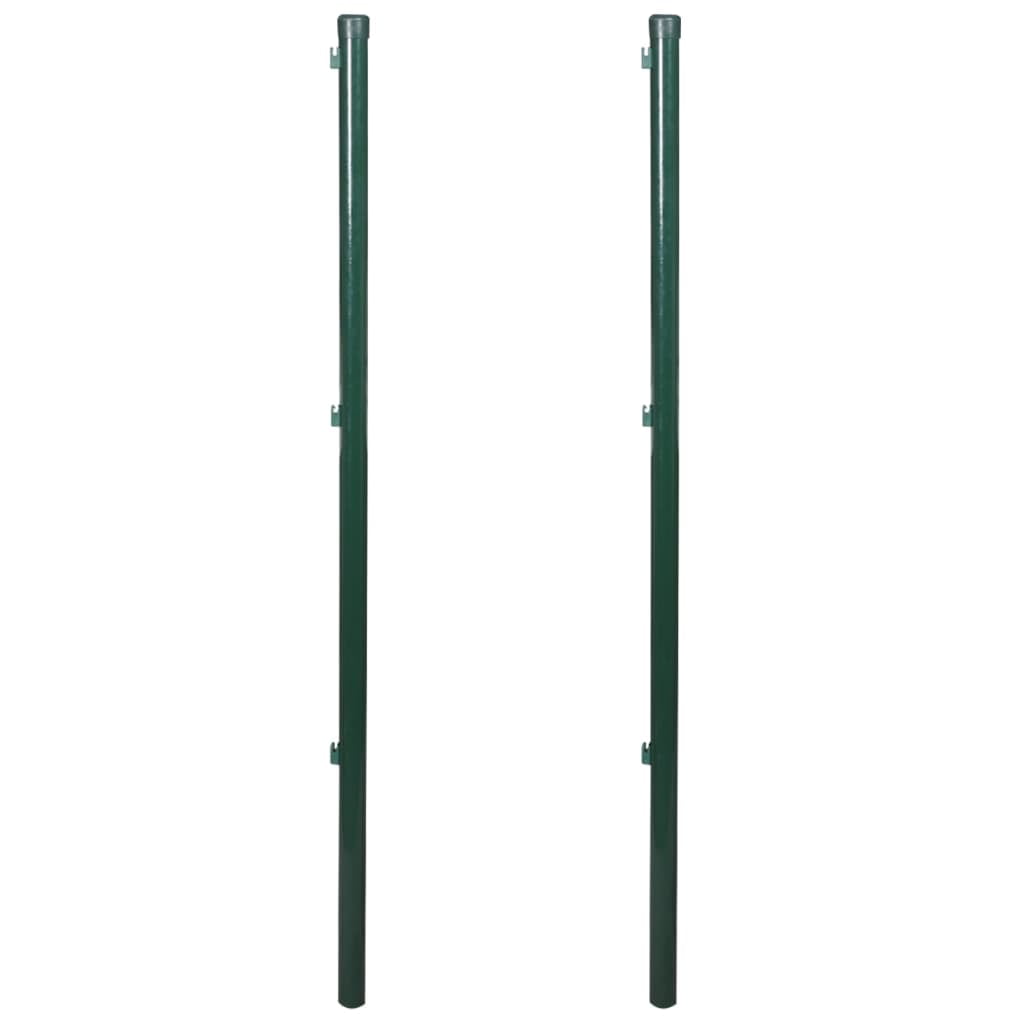 2 Pack 45.3 Inch Durable Fence Posts for Secure Outdoor Fencing – Ideal ...