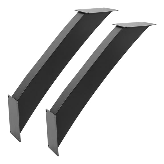 2-Pack 45 Degree Angle Support Brackets Heavy Duty Black Metal Pergola Brackets for Wood Post Beam Gazebo Patio DIY