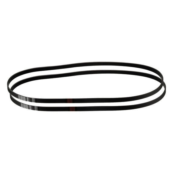2 Pack 460J6 PJ V-Ribbed Belt 6 Ribs 46" Length x 0.55" Width x 0.14" Height, EPDM Rubber Micro V Belt