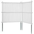 thumbnail image 1 of 2-Pack 48"W x 48"H Vinyl Fence Panels for AC Units, Trash Cans & Pool Equipment – Weatherproof Privacy Screen, 1 of 11