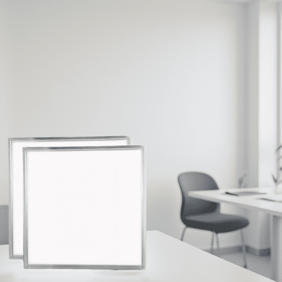 2-Pack 48W 2x2 FT LED Troffer Panel Light 5800LM 7000K Cool White Recessed Ceiling Fixture 150W Equivalent