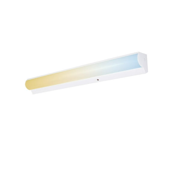 3CCT 4FT Commercial Linear Stairwell Strip Light with Emergency Battery Backup, 0-10V Dimmable, 3900LM/5200LM/6500LM Selectable