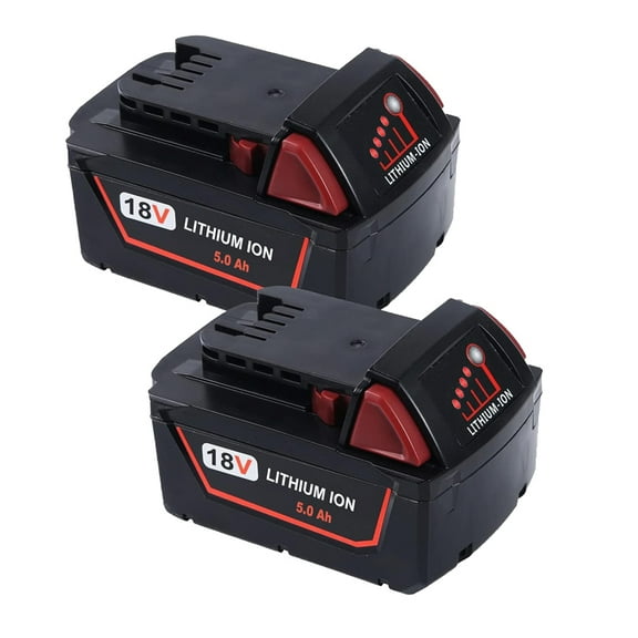 2 Pack 5.0Ah M18 Battery Replacement for M18