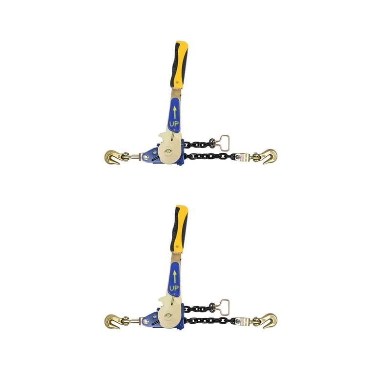 5/16 - 3/8 Ratchet Style Chain Binder w/ 5/16 Grab Hook & 1/2 Slip 5/16 - 3/8 Ratchet Style Chain Binder w/ 5/16 Grab Hook & 1/2 Slip