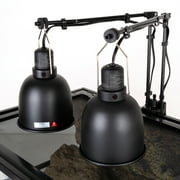 2-Pack 5.5- inches Reptile Lamp Fixture with Switch