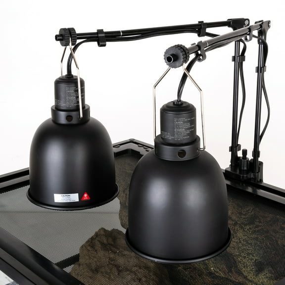 2-Pack 5.5- inches Reptile Lamp Fixture with Switch