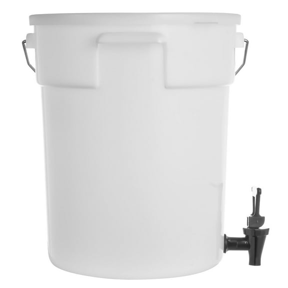 2 Pack, 5 Gallon Beverage Dispenser with Spigot & Lid - Plastic Drink Dispenser for Iced Tea, Lemonade, Juice, Water - Ideal for Parties, Restaurants, Hotels