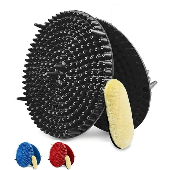 2 Pack 5 Gallon Car Wash Bucket Grit Trap Insert,Detailing Kit Accessories with Dirt & Debris Remover for Microfiber Mitts, Cloths, Sponges,Heavy Duty Grit Trap by AEL (Black)