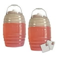thumbnail image 1 of 2 Pack 5 Gallon Jug with Lid - Aguas Frescas Vitrolero Water Container - Napkins included for Party - LargeDispenser Ideal for Agua fresca and Juice, 1 of 4