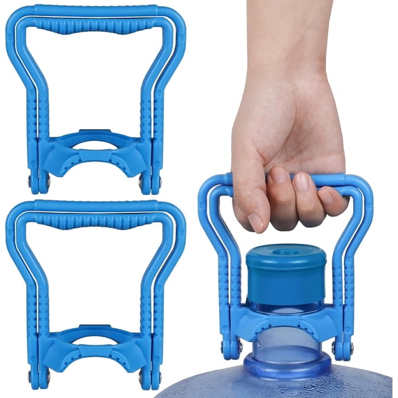 2 Pack 5 Gallon Water Bottle Handle, Ergonomic Non-Slip Heavy Duty Water Jug Carrier Handle