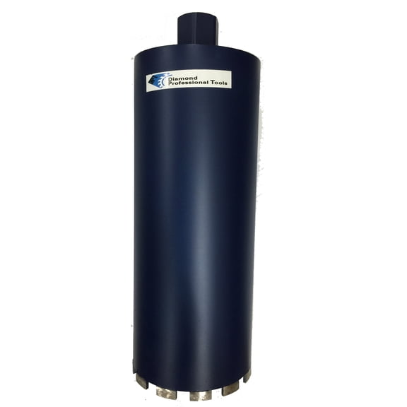 2-Pack 5-Inch Wet Diamond Core Drill Bits for Cutting Concrete and Asphalt, Super Plus Quality, 5" Diameter x 17" Length